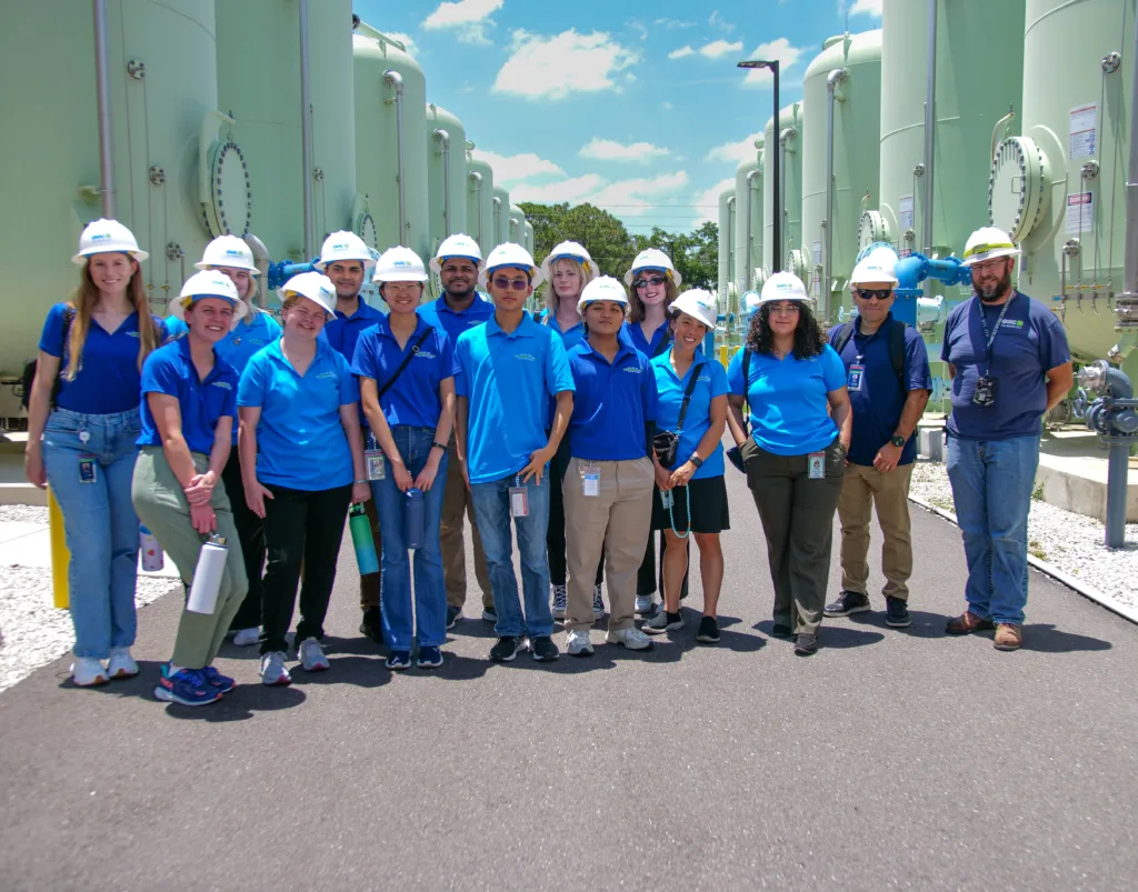 Group of OUC workers at a jobsite